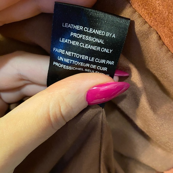 Suede leather jacket like new - Picture 3 of 6